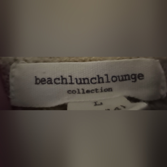 beachlunchlounge Women's Large Leopard Grey Brown Lightweight Crew Neck Sweater - Picture 5 of 7